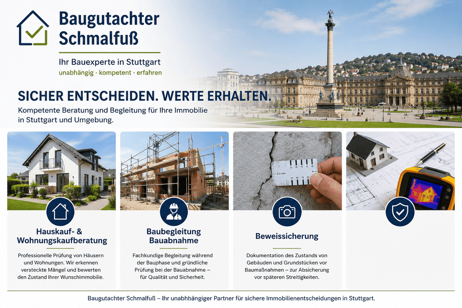 Baugutachter Stuttgart Schmalfuss Hauskaufberatung, Wohnungskaufberatung Wasserschaden