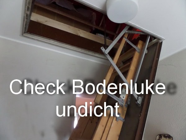 Check Bodenluke dicht